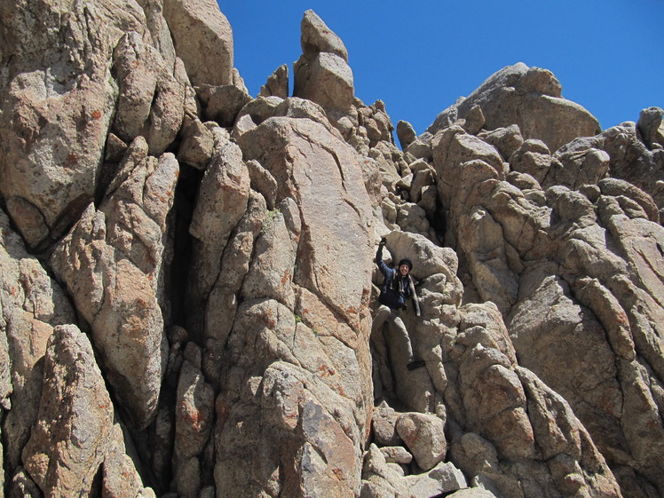 Route of the kalaghlan peak, Alvand