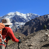 Camino a Campamento Confluencia, Aconcagua