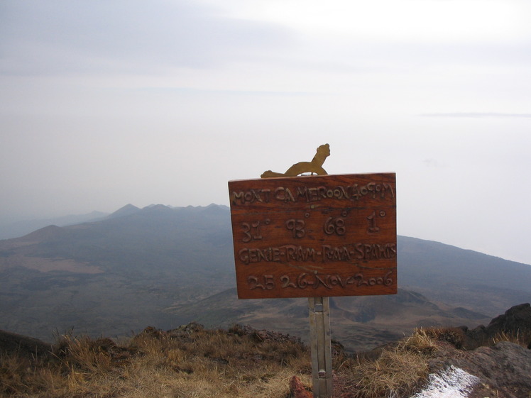 Mount Cameroon summit, Cameroon Mountain