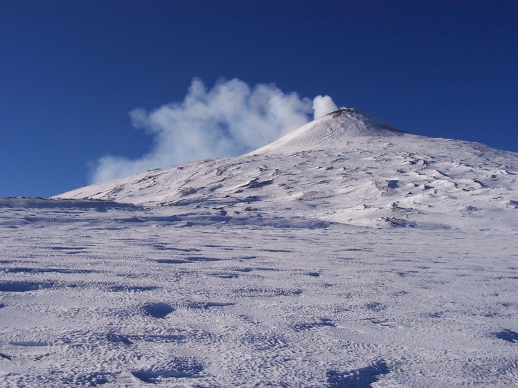 Etna summit in winter, Monte Etna