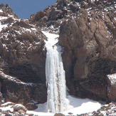 icy waterfall, Damavand (دماوند)