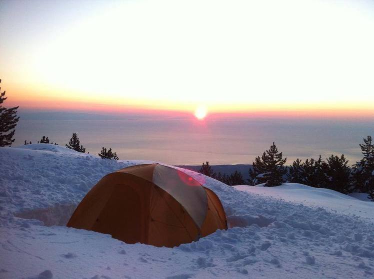 petrostrougka refuge, Mount Olympus