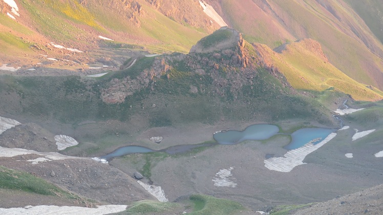 Zarrinkouh lakes, Alam Kuh or Alum Kooh