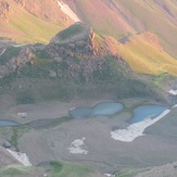 Zarrinkouh lakes, Alam Kuh or Alum Kooh