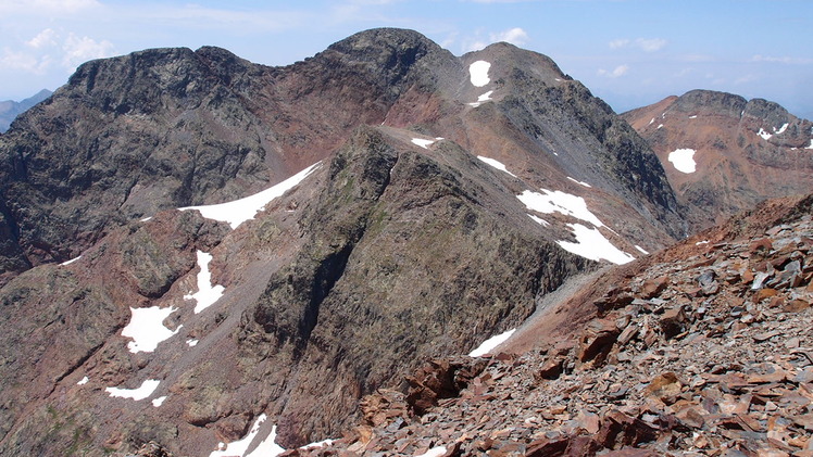 pic d'Estats et pic du port de Sullo, Montcalm Massif