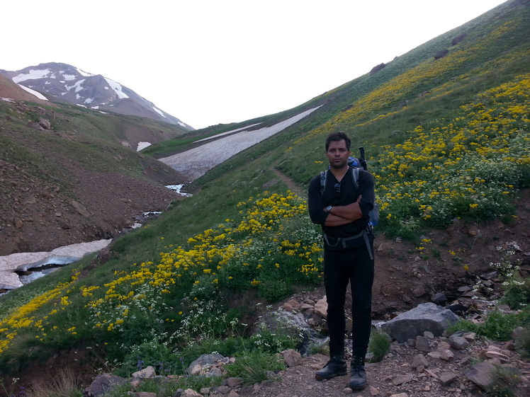 Hesar chal Route, Alam Kuh or Alum Kooh