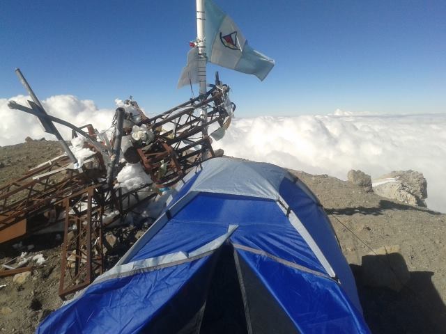 Campamento en la cima, Pico de Orizaba