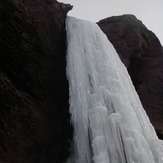 Icy waterfall in South face of DAMAVAND, Damavand (دماوند)