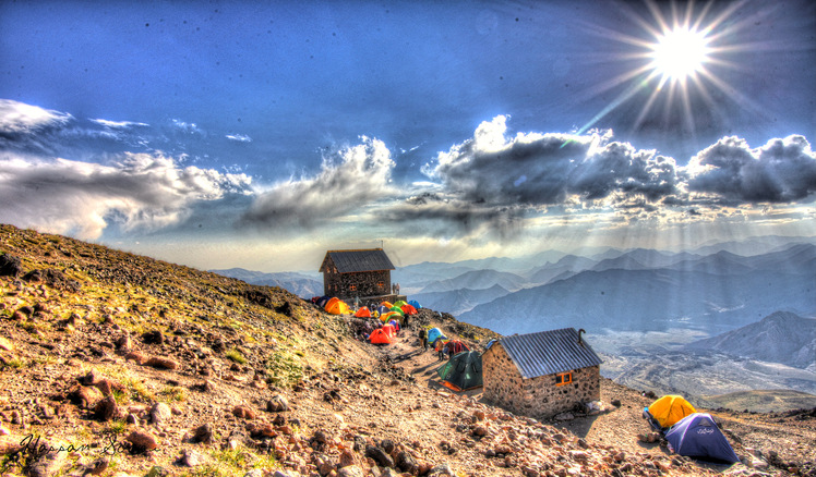 Simorgh shelter Damavand Mt., Damavand (دماوند)