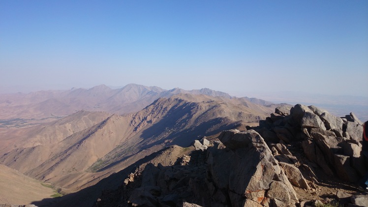 view of alvand from yakhchal peak