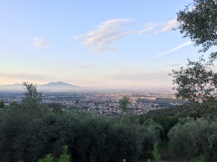 Vesuvio viewed from Caserta Vecchia, Vesuvius