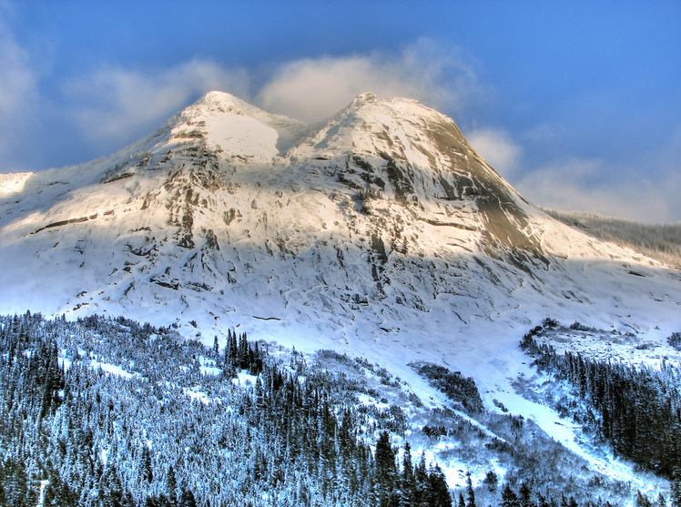 Snow-covered Yak, Yak Peak