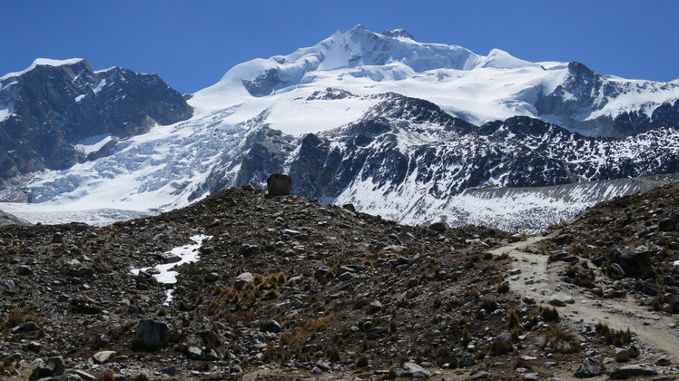 Huayna Potosi from base camp