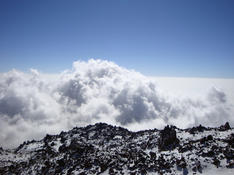 Above the clouds, سبلان