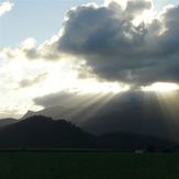 Queenslands highest peak before dusk, Mount Bartle Frere