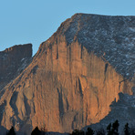 Sunrise on the Diamond, Longs Peak