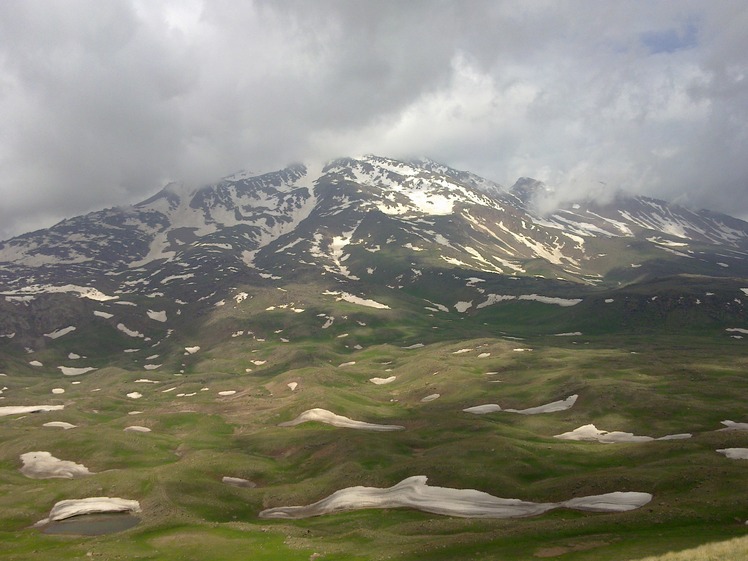 The Sabalan peak, سبلان