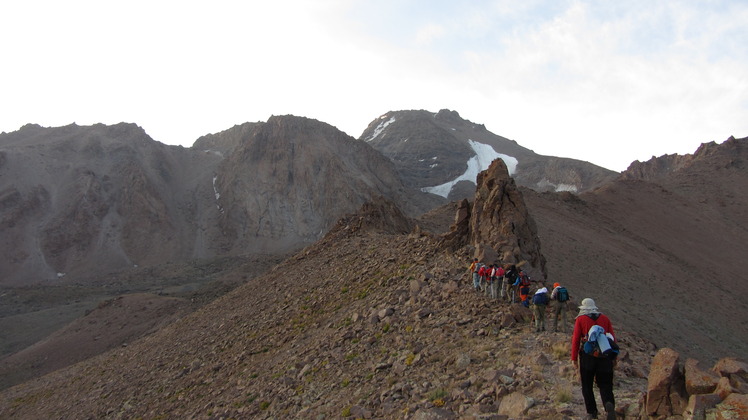 Climbing to the Sabalan, سبلان