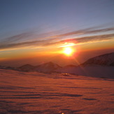 Sunrise at muses plateau., Mount Olympus