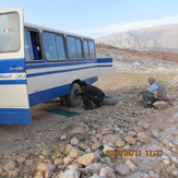 naser ramezani in the way to shevi waterfall, سن بران