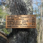 Signage, Mount Watatic