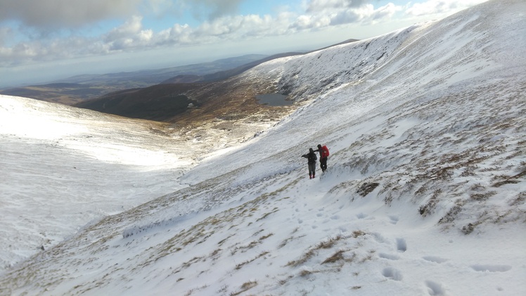 Descent from Lug, Lugnaquilla