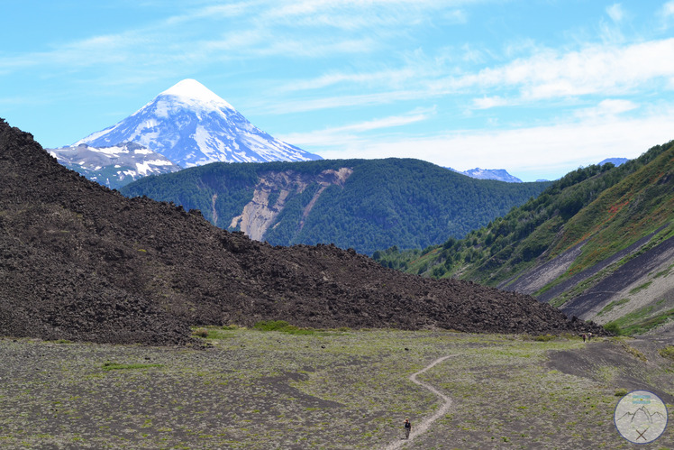 Primera vista del Lanín, Volcan Lanin