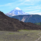 Primera vista del Lanín, Volcan Lanin