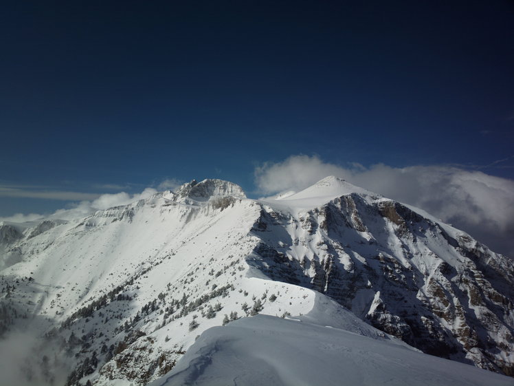 Mount Olympos-Mitikas and Stefani of Zeus by saxdim, Mount Olympus