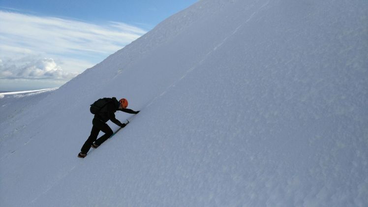 Approaching summit directly from North East, Lugnaquilla