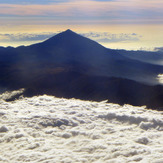 Pico de Teide over the clouds