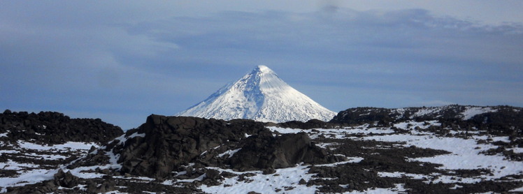 Volcan Lanin desde Co Rucachoroy, Lanín