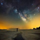 Milky way over Ormieh Lake (Naser Ramezani), Shaho