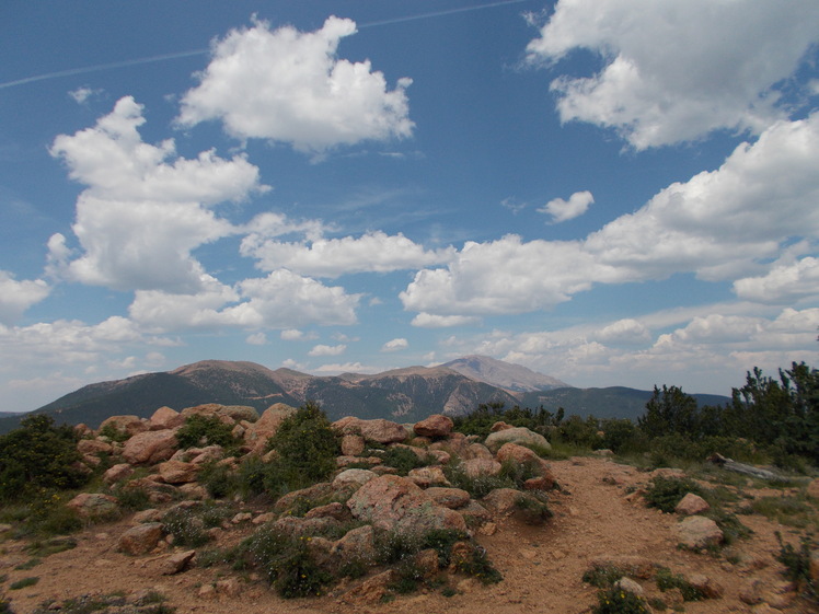 Almagre from Mt. Rosa Summit, Almagre Mountain