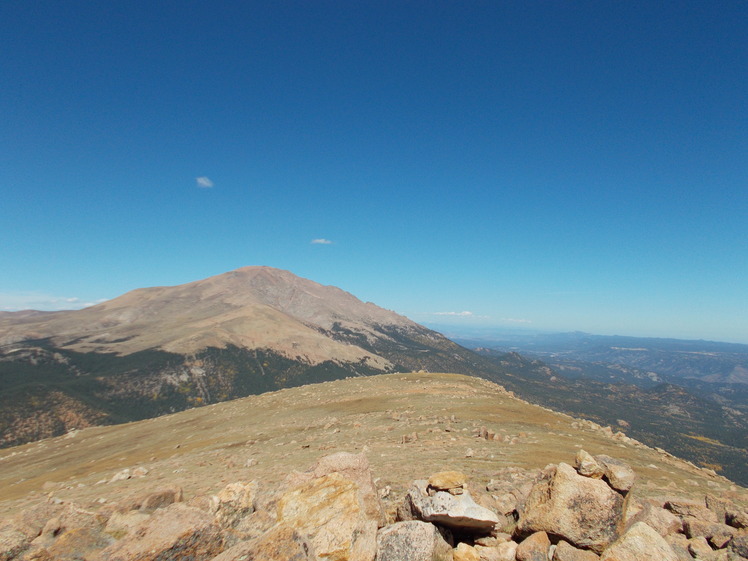 Almagre North Summit View to Pikes Peak, Almagre Mountain