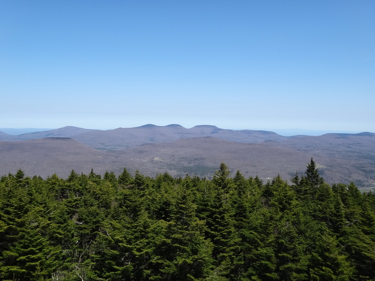 View from Hunter Mountain NY fire tower., Hunter Mountain (New York)