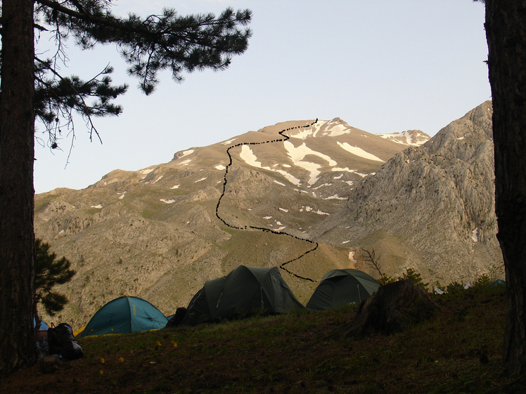 Climbing route-melikler plateau  dedegöl peak, Dipoyraz