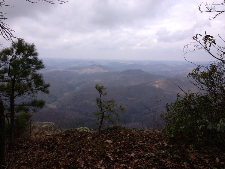 AmeriCorps Cliff on the Pine Mountain Trail, Pine Mountain (Appalachian Mountains)