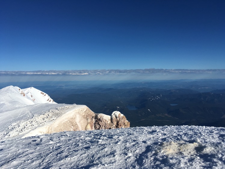 Mt .Hood summit looking NW, Mount Hood