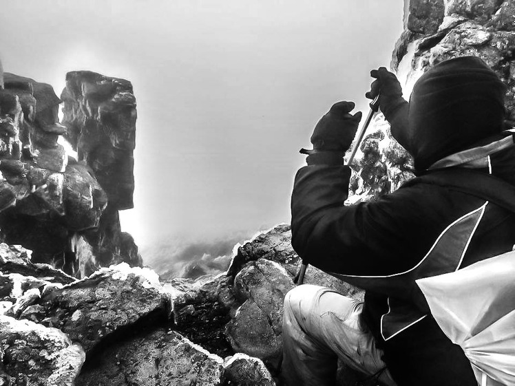 taking a rest, Mount Lafayette