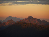 Alpenglow on Coquitlam Mountain  photo