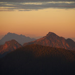 Alpenglow on Coquitlam Mountain 