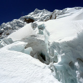 Chopicalqui crevasses