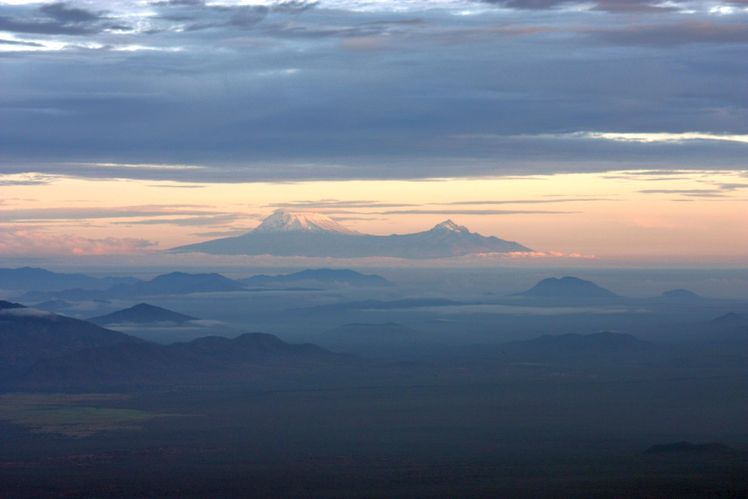 Kili at sunrise, Mount Kilimanjaro