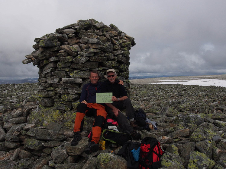 At the summit, Folarskardnuten