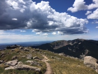 view of Lake Peak from Santa Fe Baldy