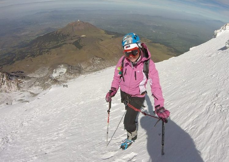 Pico de Orizaba South face hapy day