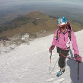 Pico de Orizaba South face hapy day