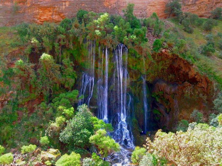naser ramezani shevi waterfall, سن بران