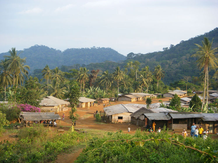 Bisoro Balue, a village in the Rumpi Hills